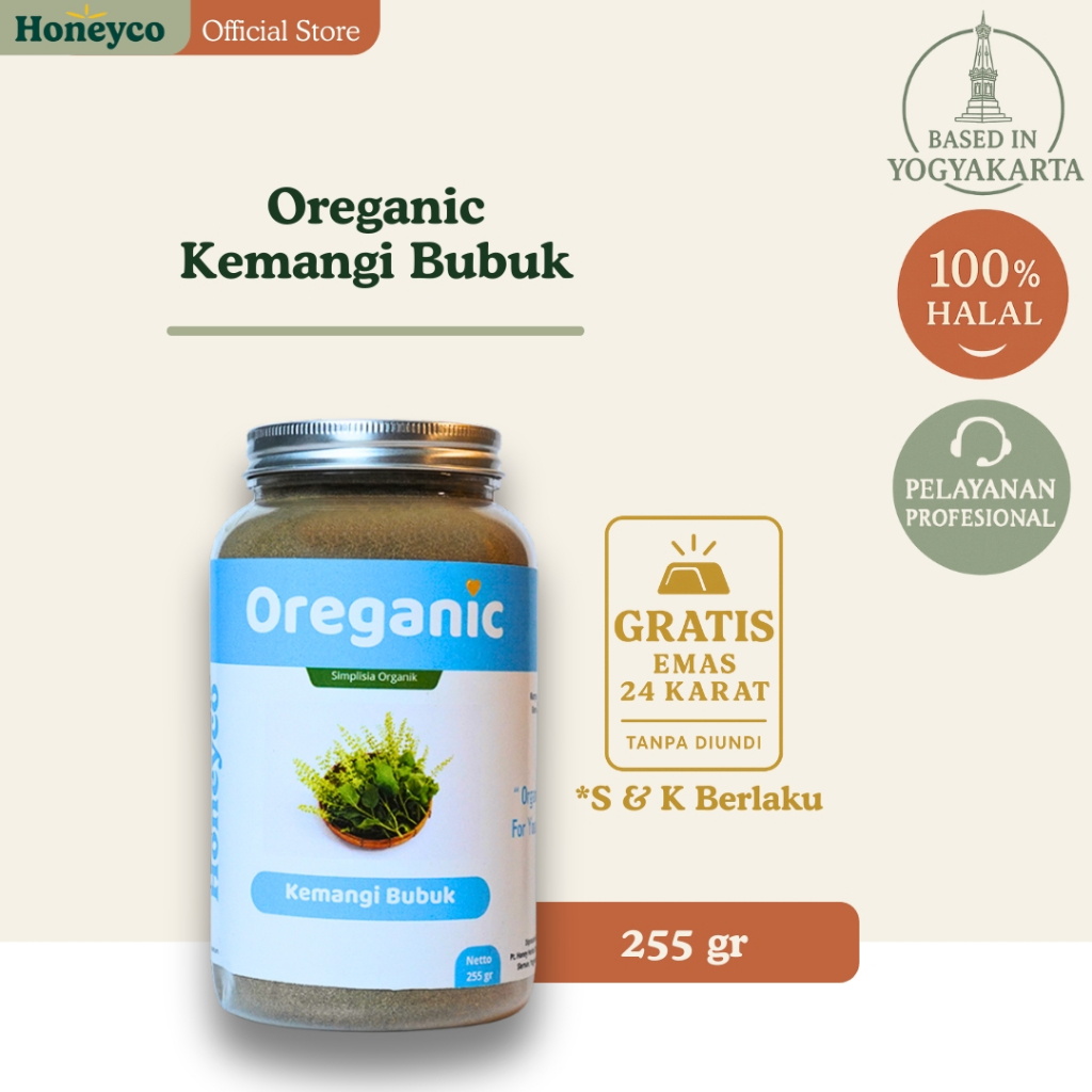 

Oreganic Kemangi Bubuk Simplisia Organik - 255gr