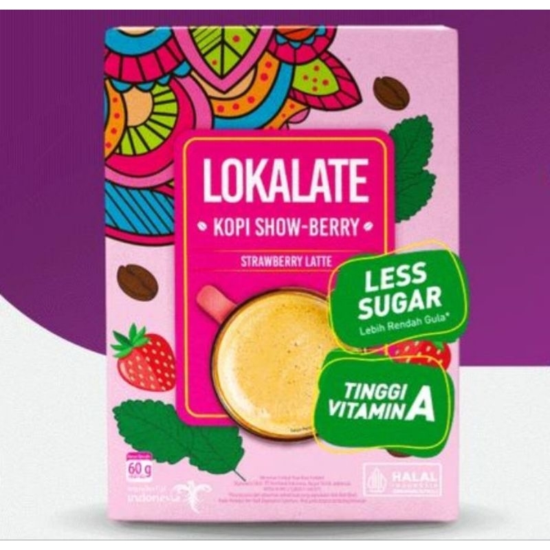 

Lokalate Kopi Showberry Sachet 15 Gr - Strawberry Latte