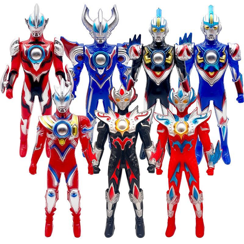 Mainan Ultraman Bahan karet 23cm Action Figure