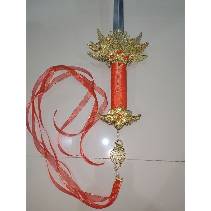 [ICEWAY] Taizi Dianxia Xie Lian Sword Pedang Lipat Cosplay Chinese Handmade