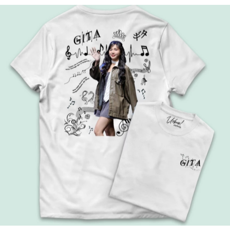 Kaos My Oshi Gita JKT48 - Melody Music - Tshirt Street Modern Skena Style Streetwear