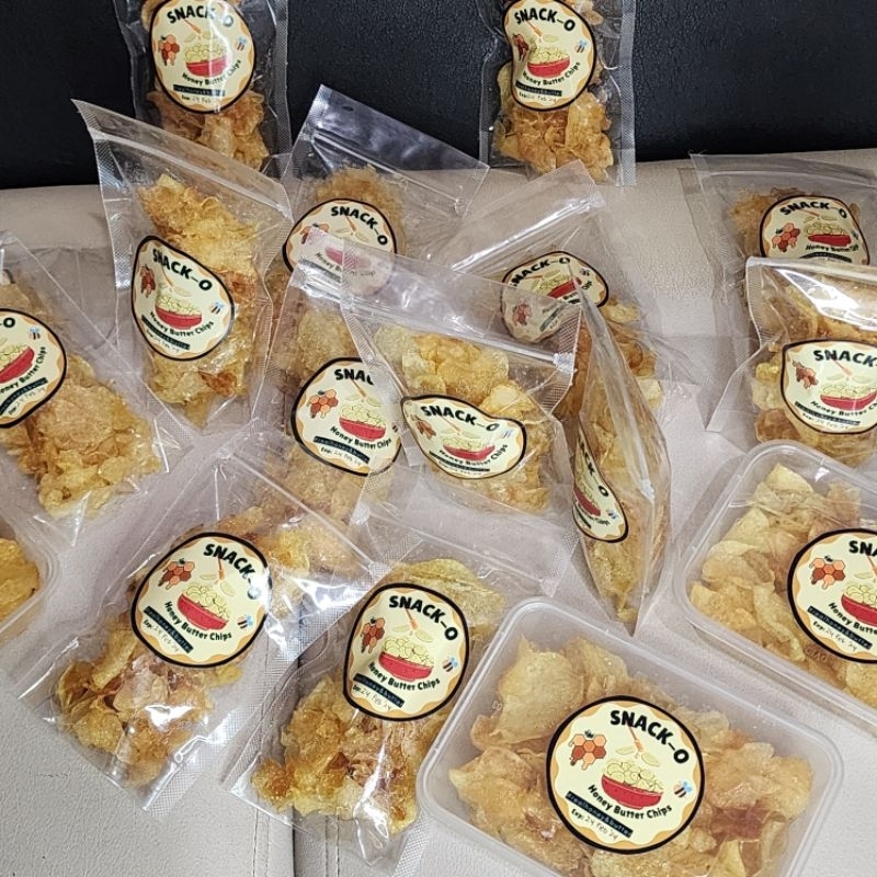 

Keripik Kentang Madu / HONEY BUTTER CHIPS by SNACK-O
