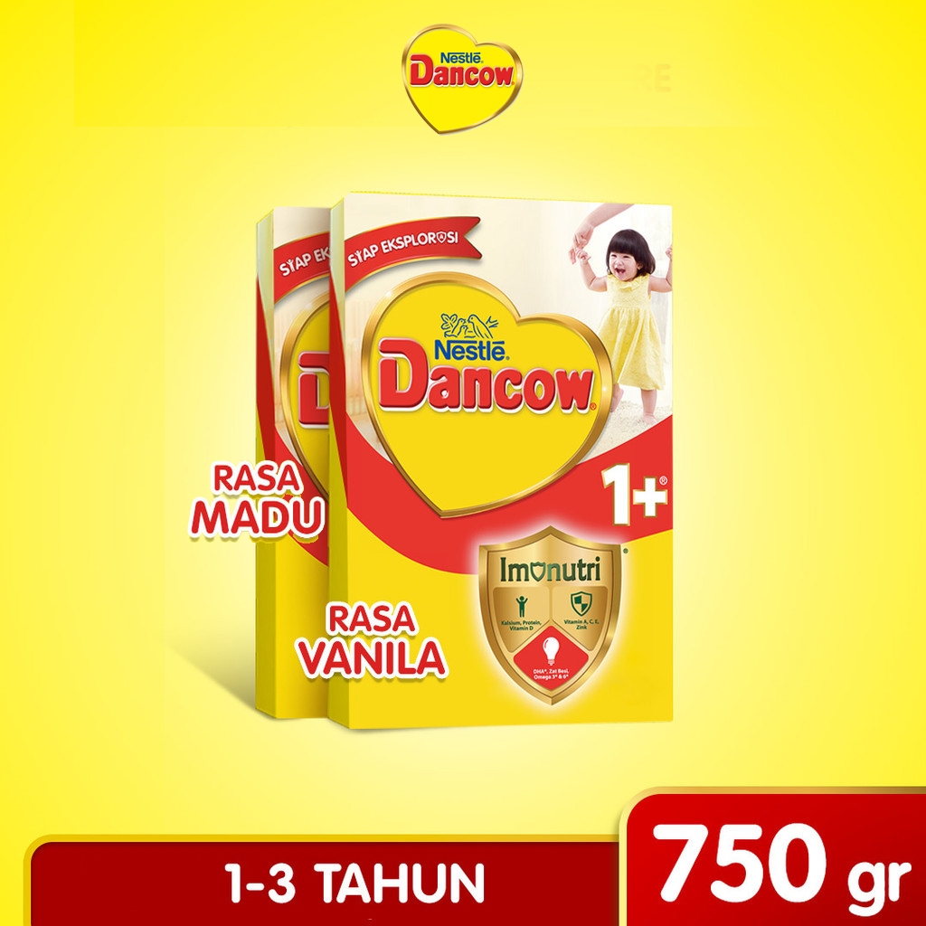 Dancow 1+ Susu Pertumbuhan 750gr - Dancow 1+ Susu Pertumbuhan Usia 1-3 Tahun 750 gr