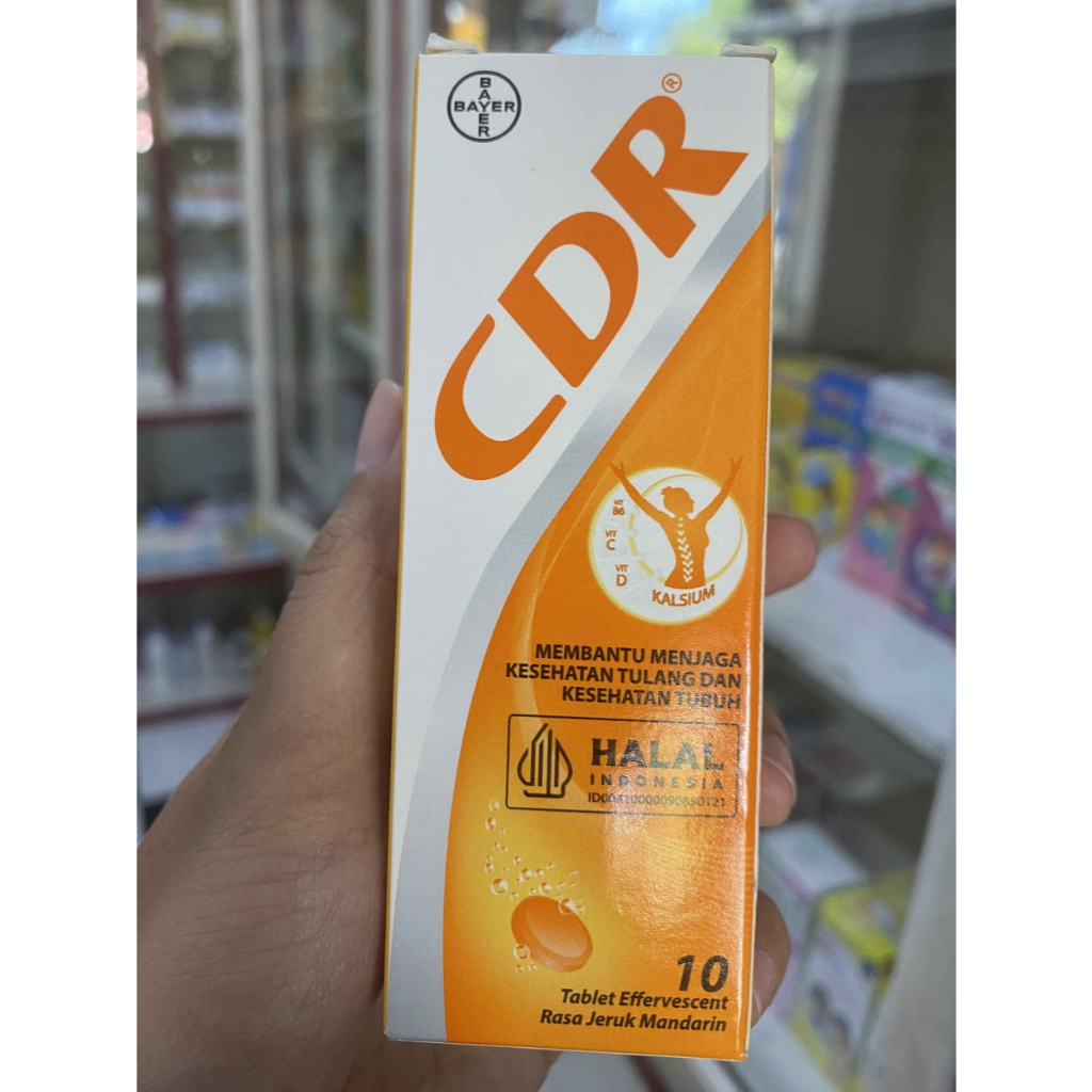 CDR 10 Pcs effervescent vitamin kalsium tulang