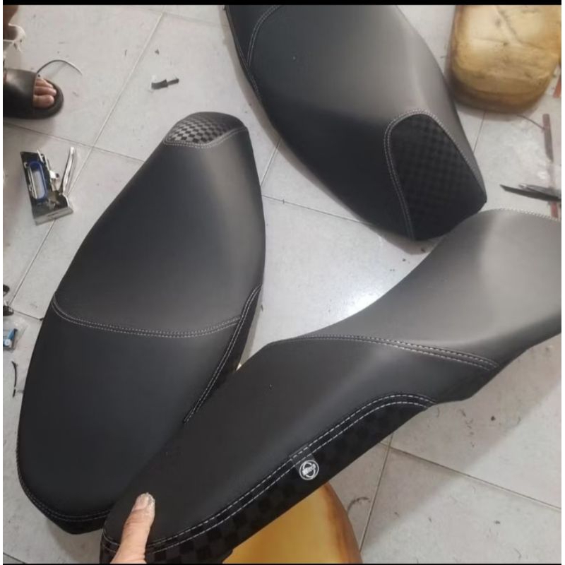 Cover Sarung Kulit Jok Motor Yamaha Nmax Turbo Neo Neo S Motif Catur Original Mbatech
