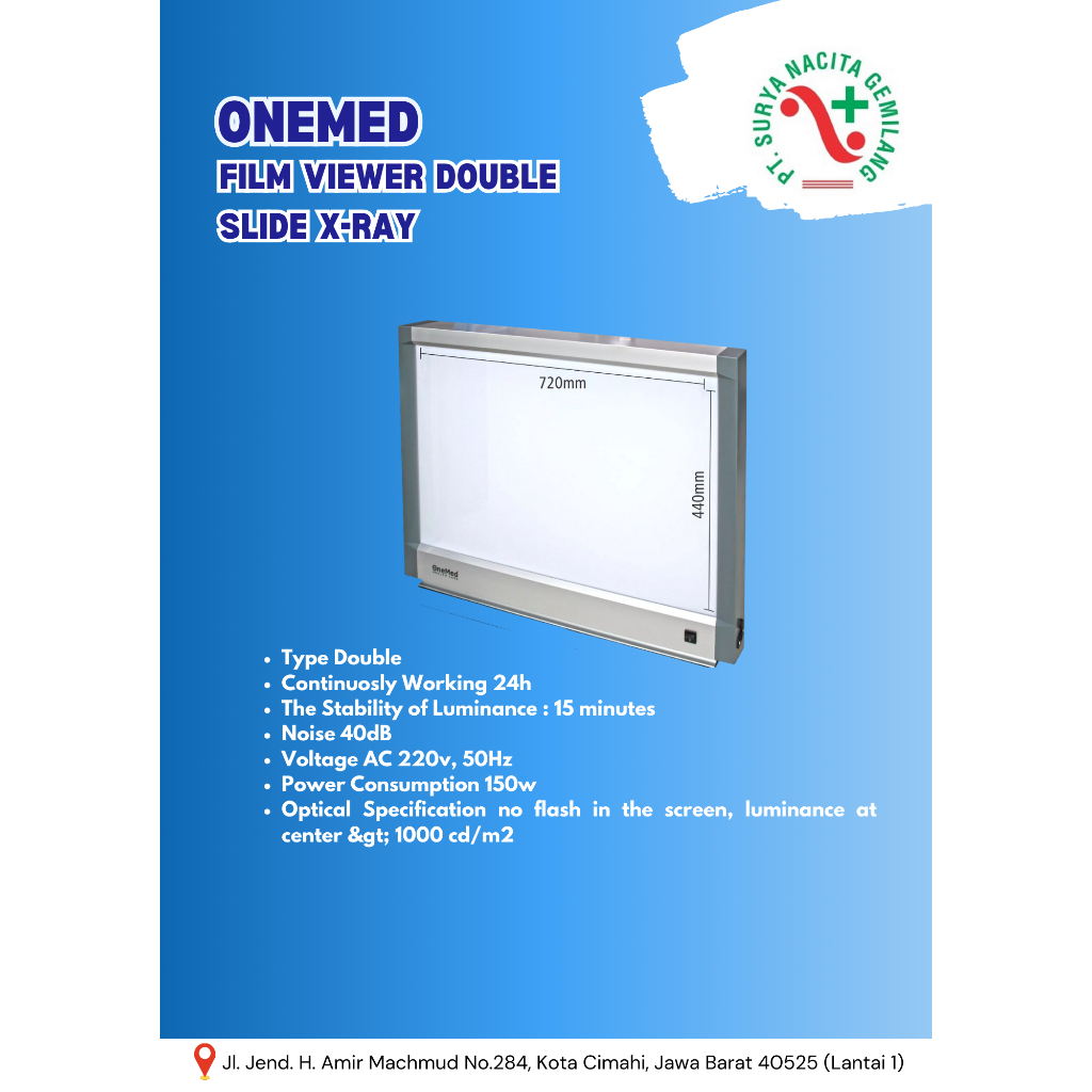 Film Viewer Double Slide Onemed X-Ray