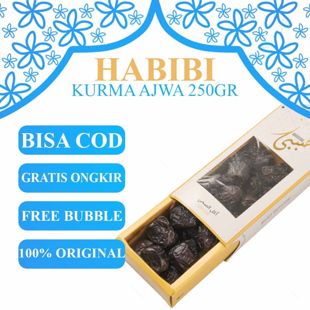 

Kurma Ajwa Jumbo Premium HABIBI 250Gr
