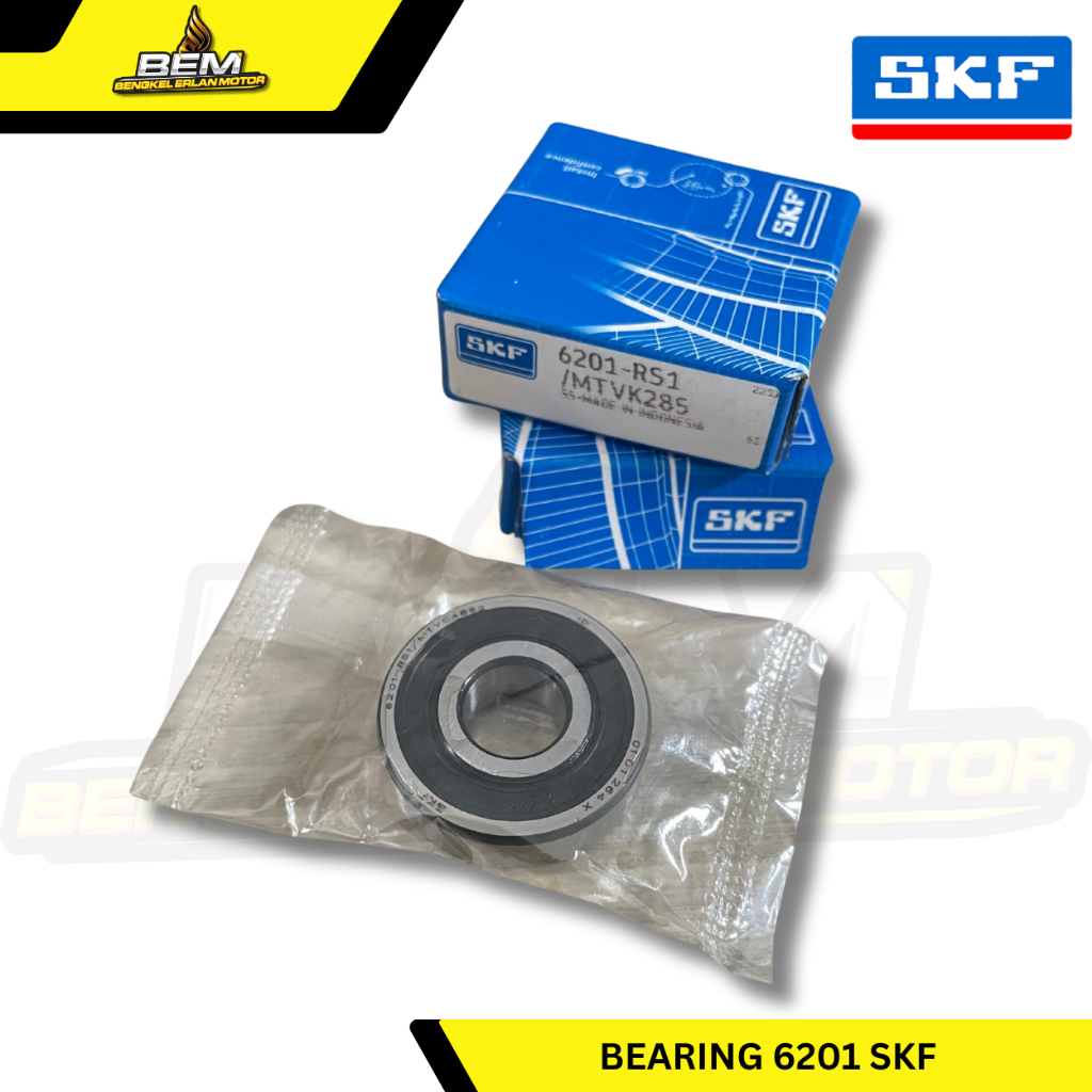Laher Roda Depan 6201/ Bearing Roda Depan 6201 SKF Universal Semua Motor