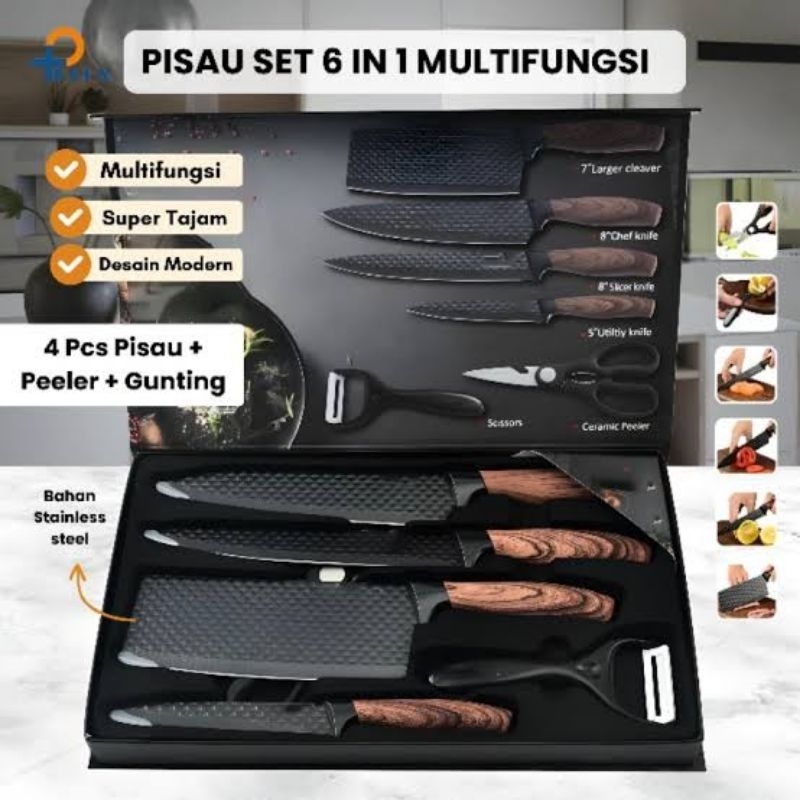 Pplus Knife set | Pisau set | Knife set | Pplus