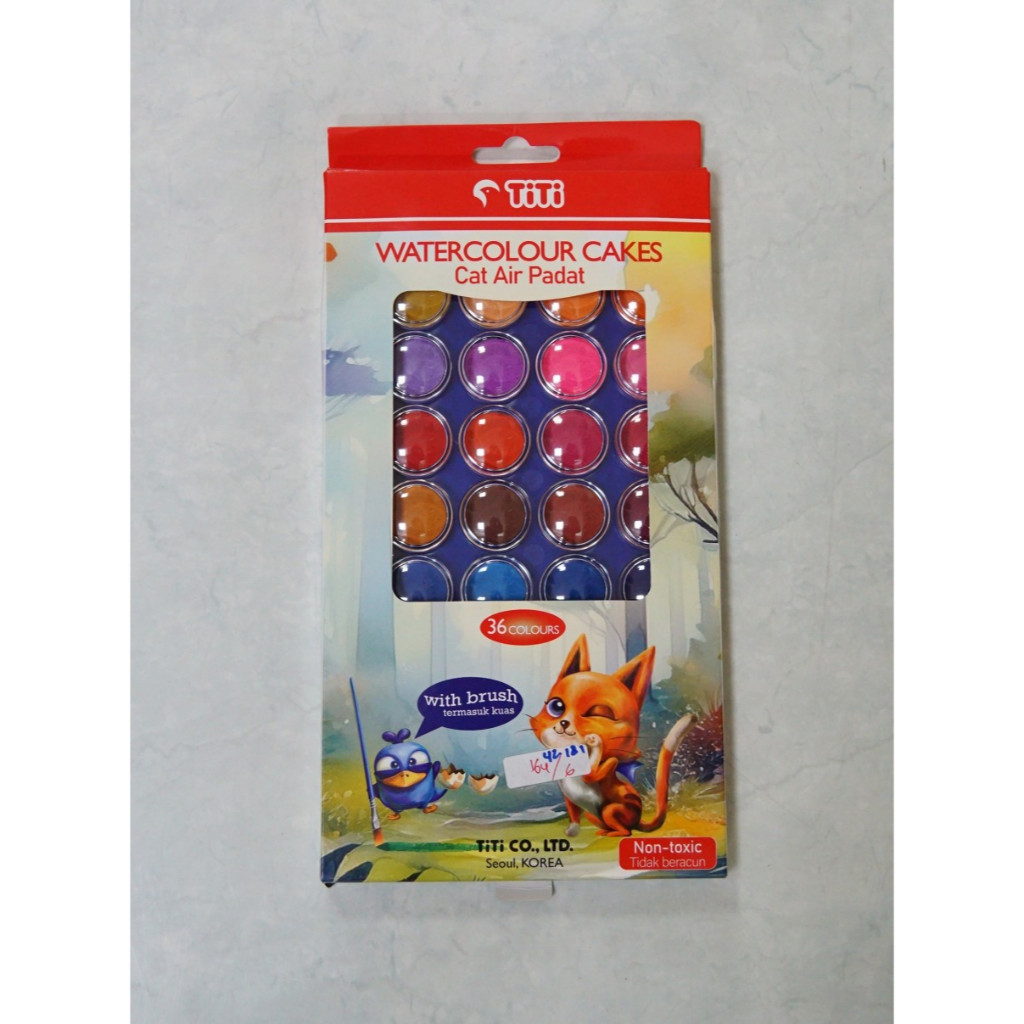 

cat air Merk Titi isi 36pcs