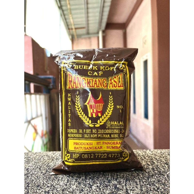 

Auri-Kopi Rangkiang Asli Kopi Bubuk Kopi Minang Kopi Rangkiang Kopi Bubuk Cap Rangkiang Asli Kopi Original