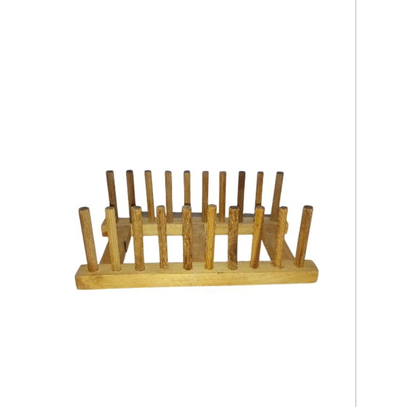 Yun Art ~ tatakan rak piring kerajinan homemade dari kayu jati belanda