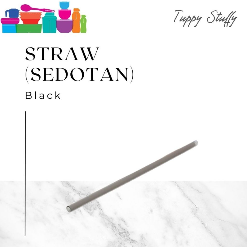 Tupperware Straw (sedotan) 1pcs |  Sedotan straw ori tupperware/ Sedotan botol