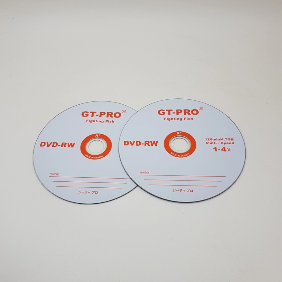 DVD-RW GT-PRO Plus / Fighting Fish 16x 4.7GB Perkeping