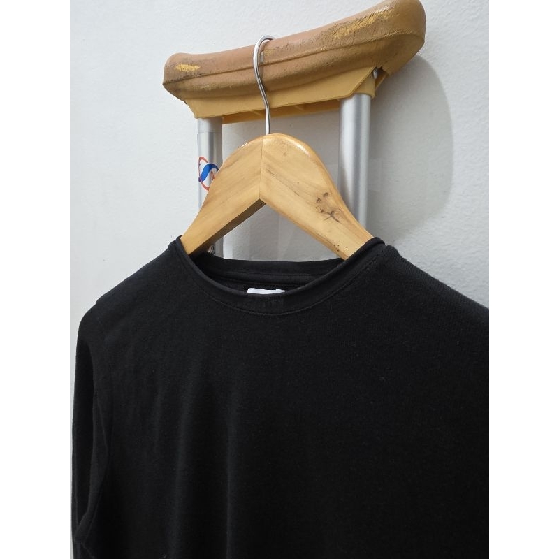 Zara Black Sweater. Based Edition. 100% original. Size S. baju kaos lengan panjanga dalaman pria war