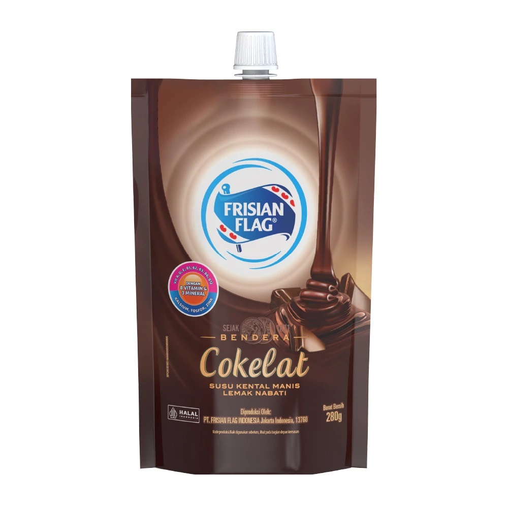 

FRISIAN FLAG COKLAT 280G - SUSU KENTAL MANIS