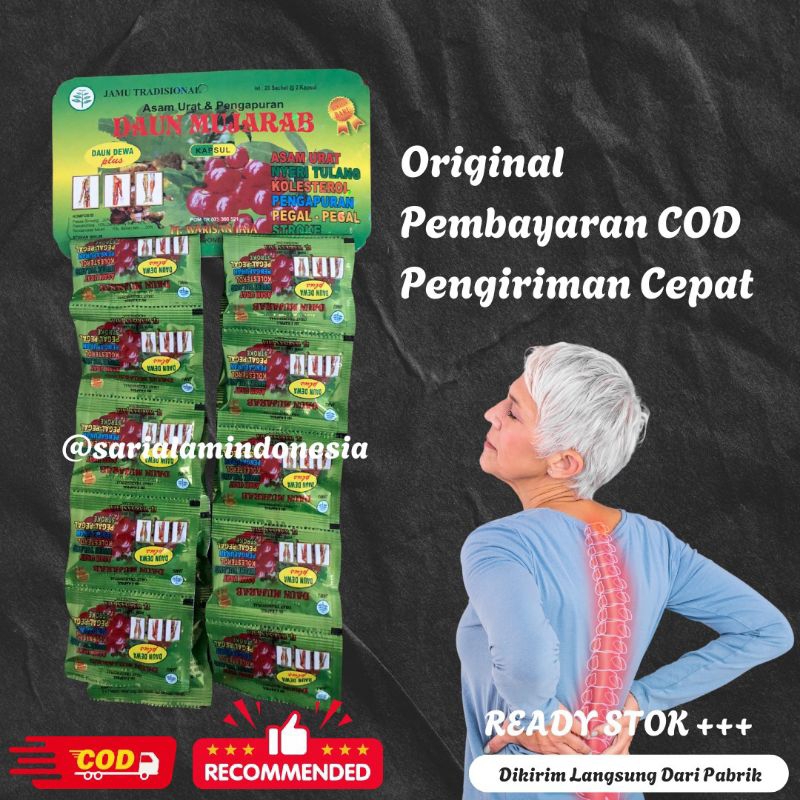 

New!! kapsul daun mujarap 1 renceng
