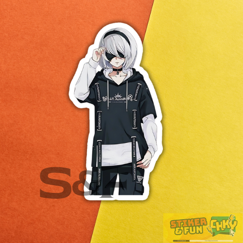 

Stiker Sticker Vinyl Laminasi 2B NIER AUTOMATA Vol 16