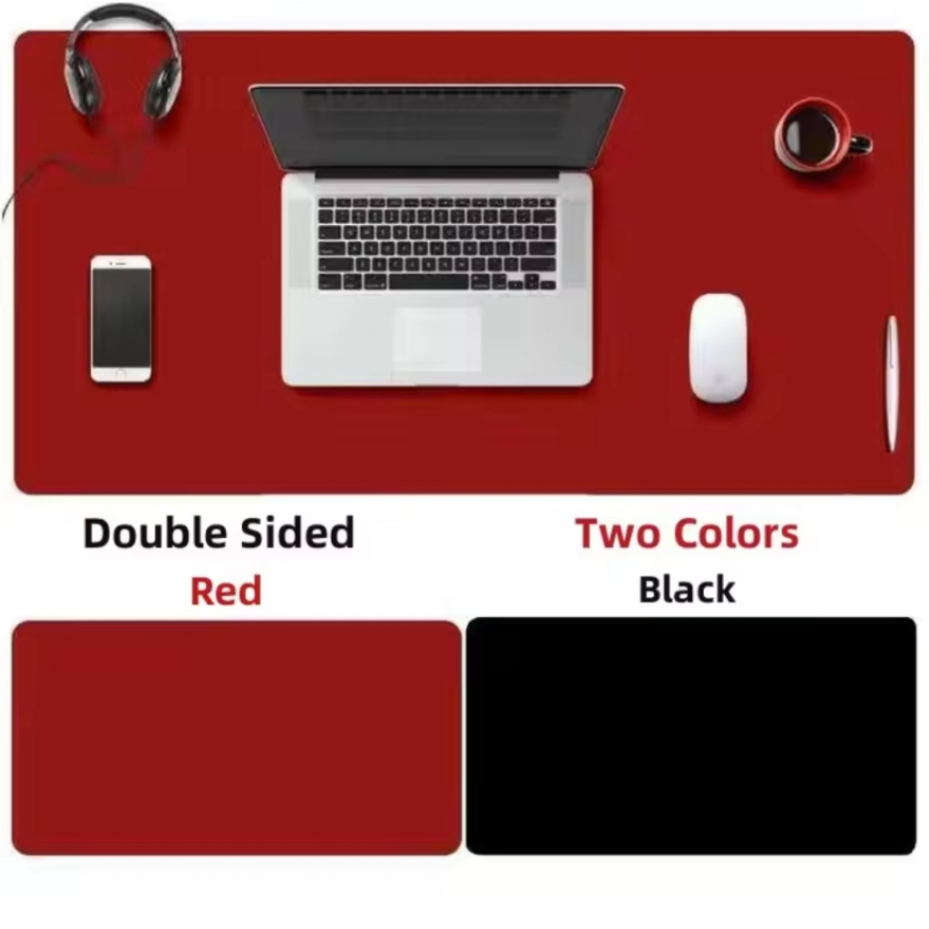 Grafir Nama Mousepad kulit double layer besar 40x80 mousepad 2 sisi