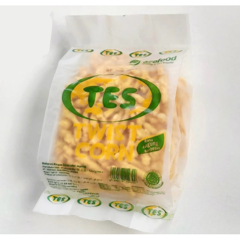 

Twist Corn Jagung Barbeque TES Acefood 225 Gram