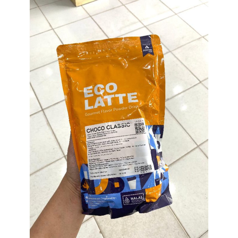 

ECOLATTE CHOCO CLASSIC 1KG PREMIUM POWDER DRINK MINUMAN ENAK HALAL BPOM