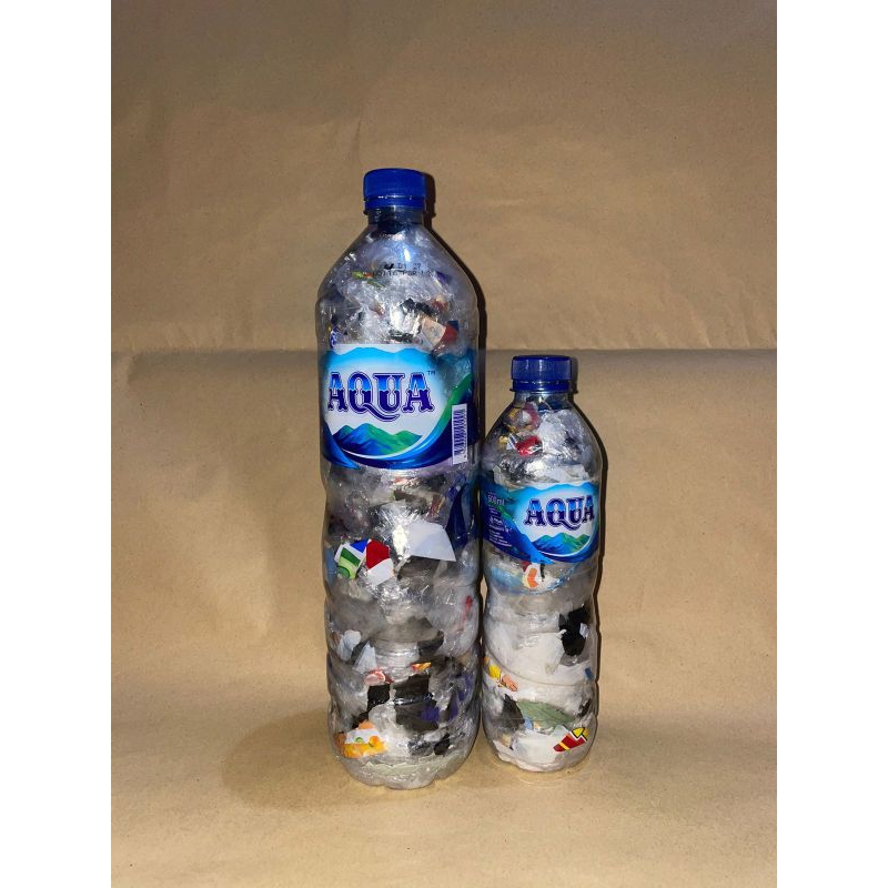 ECOBRICK BOTOL AQUA 1500 ML
