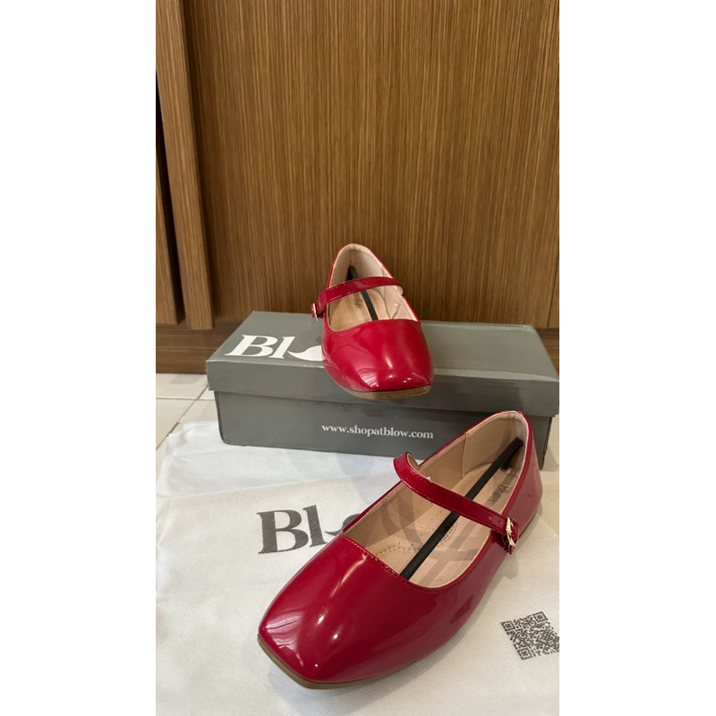 Blow Mary Jane Red Flats
