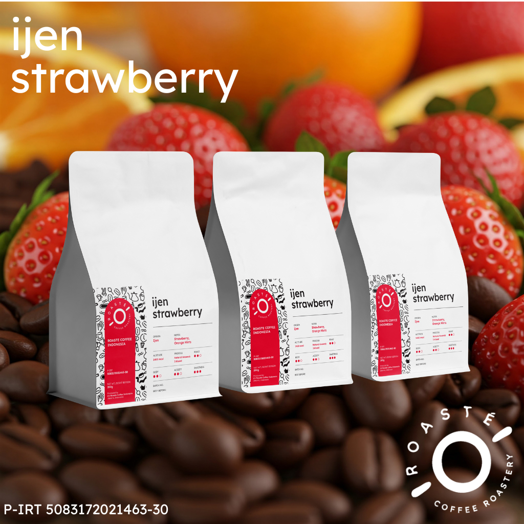 

Ijen Strawberry Crush 200gr - Coffee Kopi Arabica Specialty Anaerob Natural Infused V60