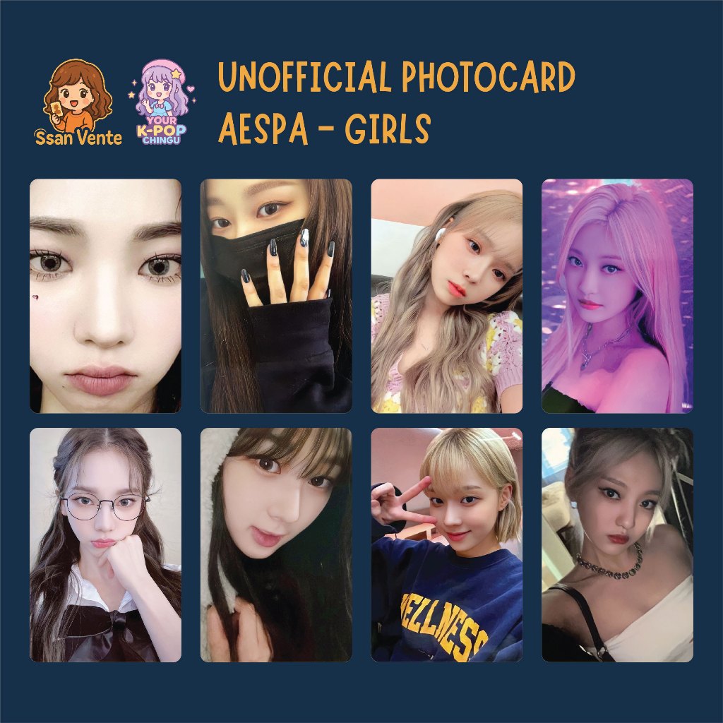 [UNOFFICIAL PHOTOCARD] AESPA - GIRLS
