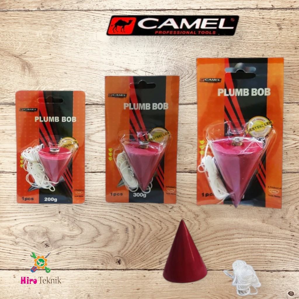 PLUMB BOB LOT TUKANG 200G & 300G CAMEL/LOT TUKANG CAMEL/LOT TUKANG HIGH QUALITY