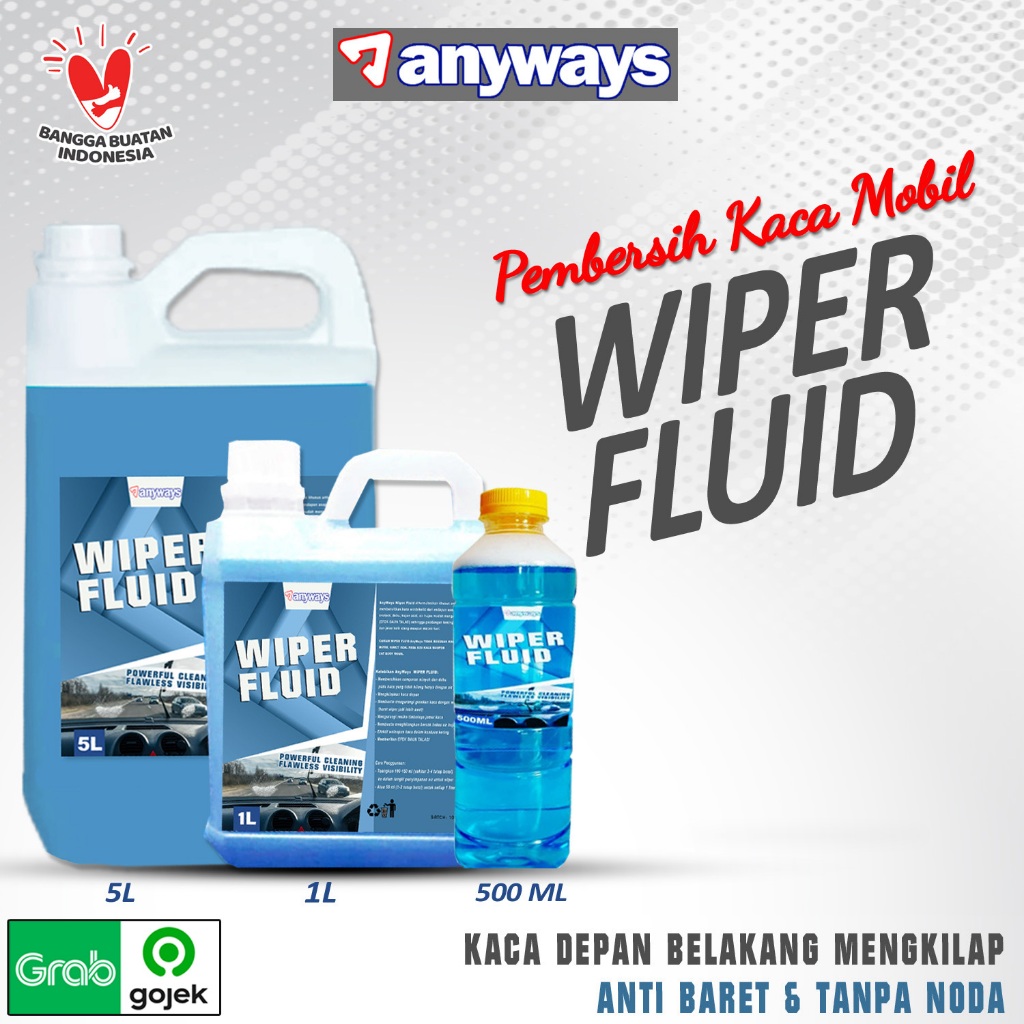 WIPER FLUID EFEK DAUN TALAS / ANYWAYS CAIRAN WIPER / WIPER FLUID