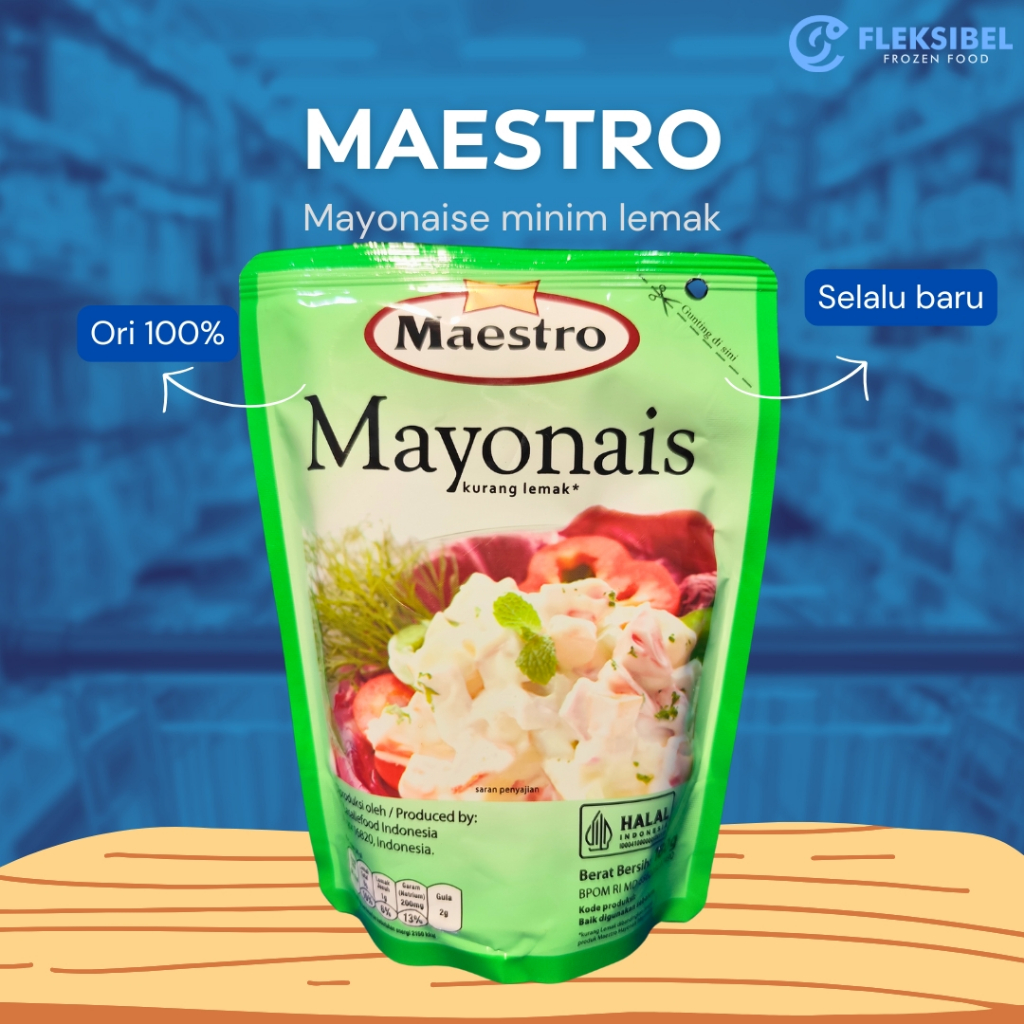 

Maestro Mayonais Kurang Lemak 180g