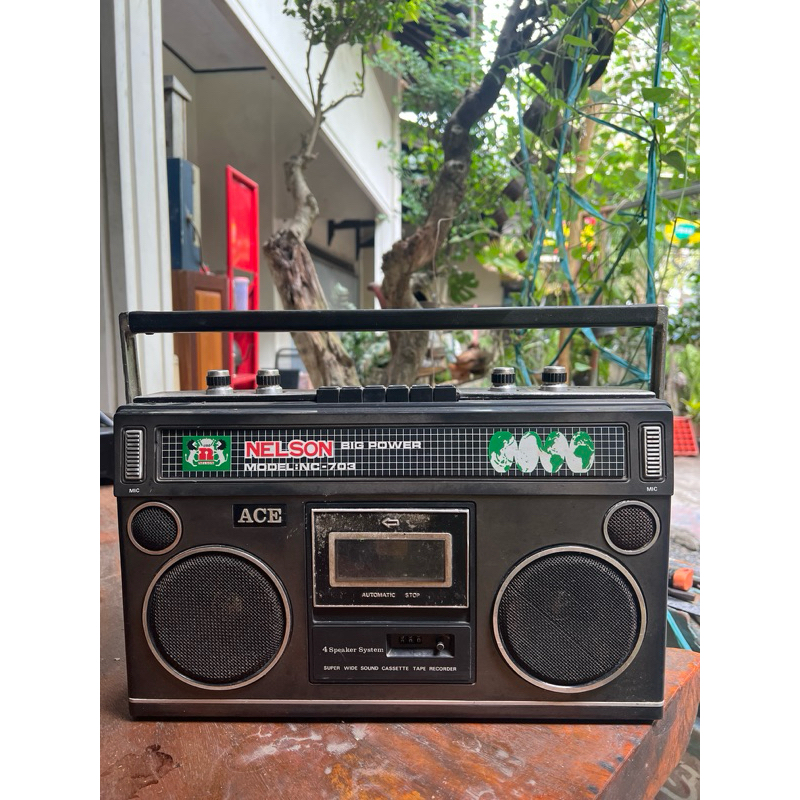 Tape / Cassette Recorder Jadul Langka, Nelson NC-703