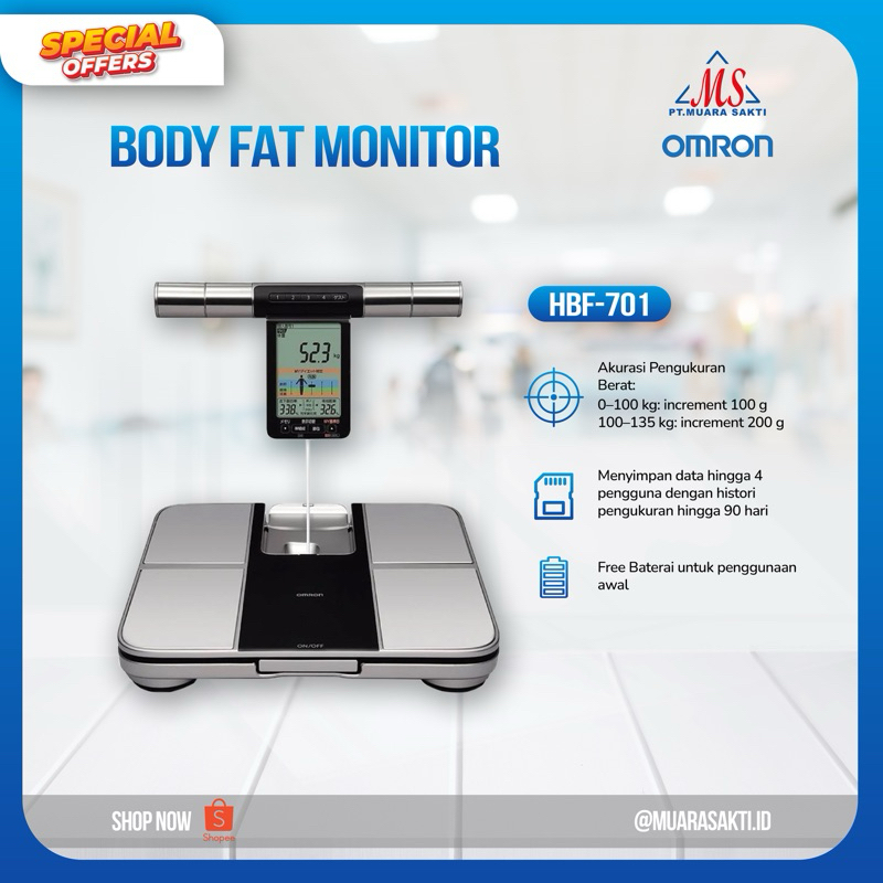 Omron Karada Scan Body Fat Monitor HBF-701 | Timbangan