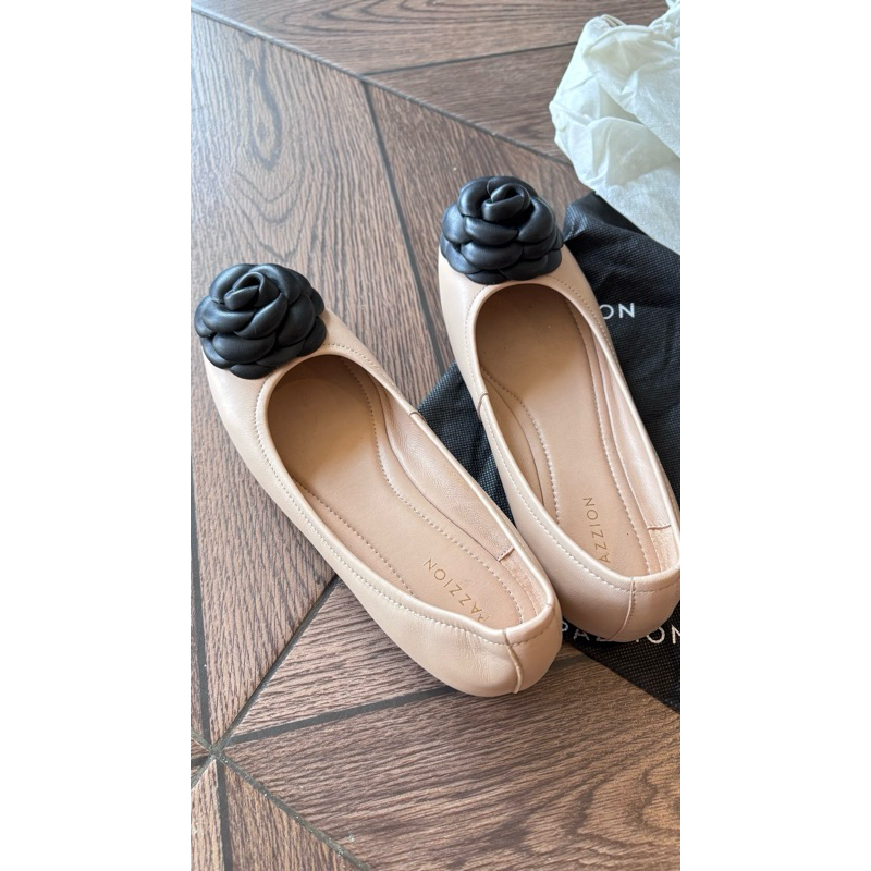 pazzion floret ballerinas beige size 37 an iin