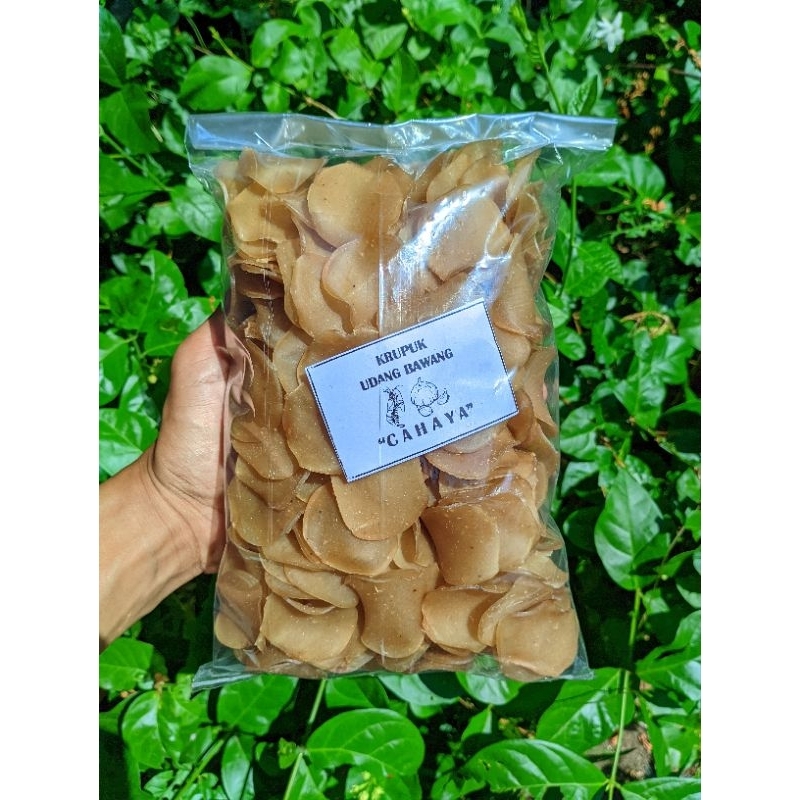 

KERUPUK UDANG BAWANG 500 gr Per Pack / KRUPUK BAWANG / KERUPUK PULI RASA BAWANG