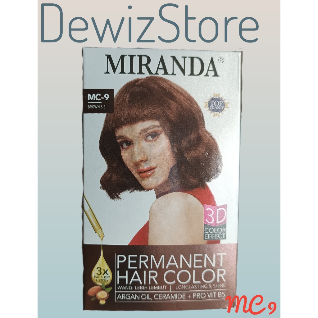 MIRANDA HAIR COLOR / PEWARNA RAMBUT MIRANDA (MC 9 - BROWN 6.3)