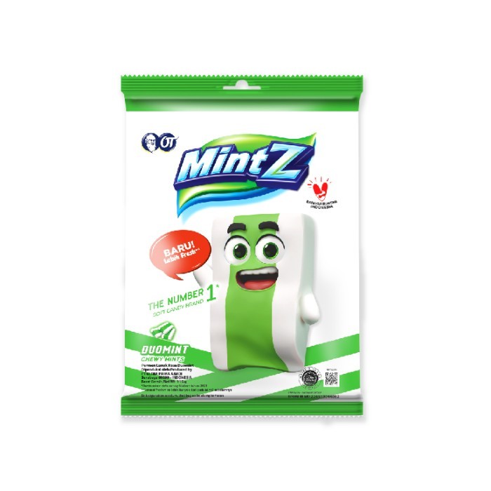 

MintZ Chewy Doublemint Permen 115GR