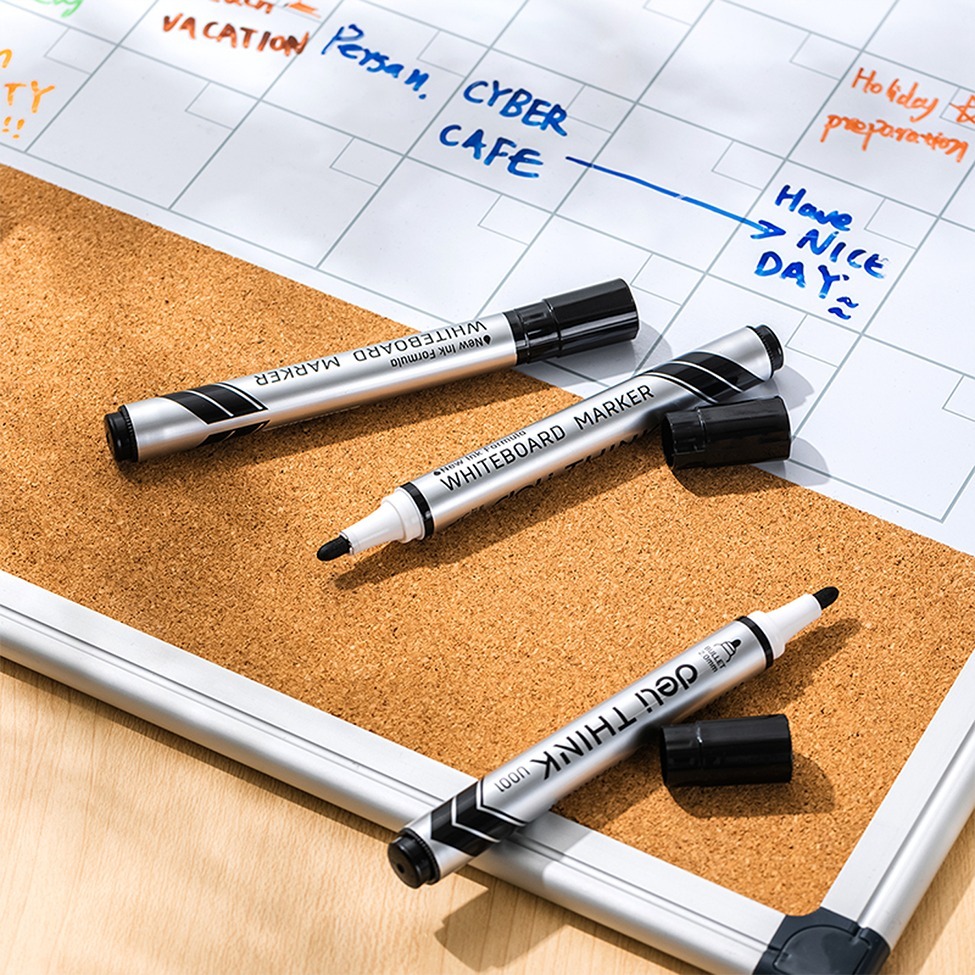 

Spidol Papan Tulis Whiteboard Marker Black (1 pcs)/Spidol Hitam Harga Satuan/Spidol Non Permanent 2mm