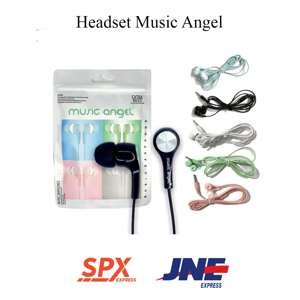 Headset Macaron Music Angel / Headset Music Angel Non Mic