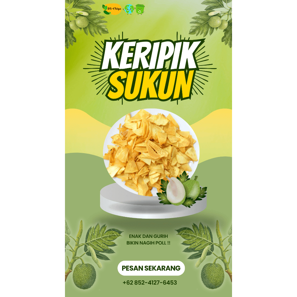 

DY-Chips Keripik sukun, ubi ungu, pisang