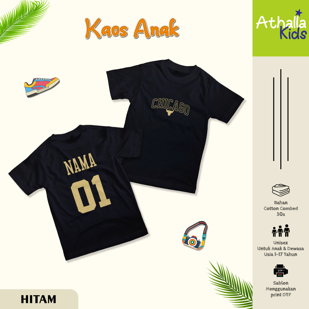 Baju Kaos Anak & Dewasa Club Basket NBA Jordan Unisex GRATIS REQUEST NAMA & NOMOR