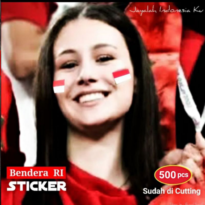 

PROMO 10 LEMBAR (500 Pcs) STIKER BENDERA PIPI CUTTING GLOSSY - BENDERA HUT RI MUKA TANGAN CUTTING STICKER AKSESORIS HUT RI & SUPORTER BOLA TIMNAS