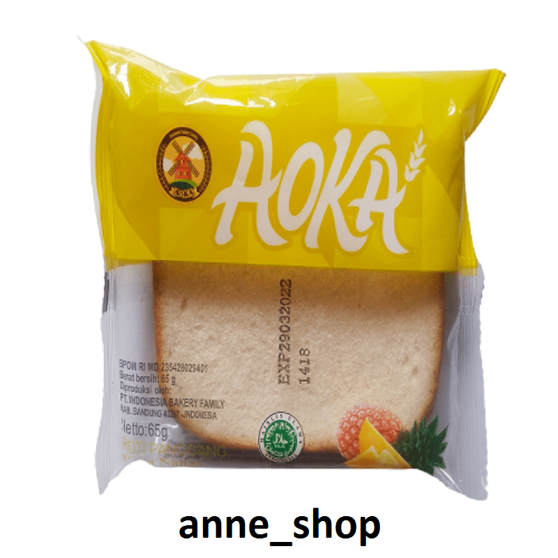 

Roti Panggang Aoka Rasa Nanas 65gr