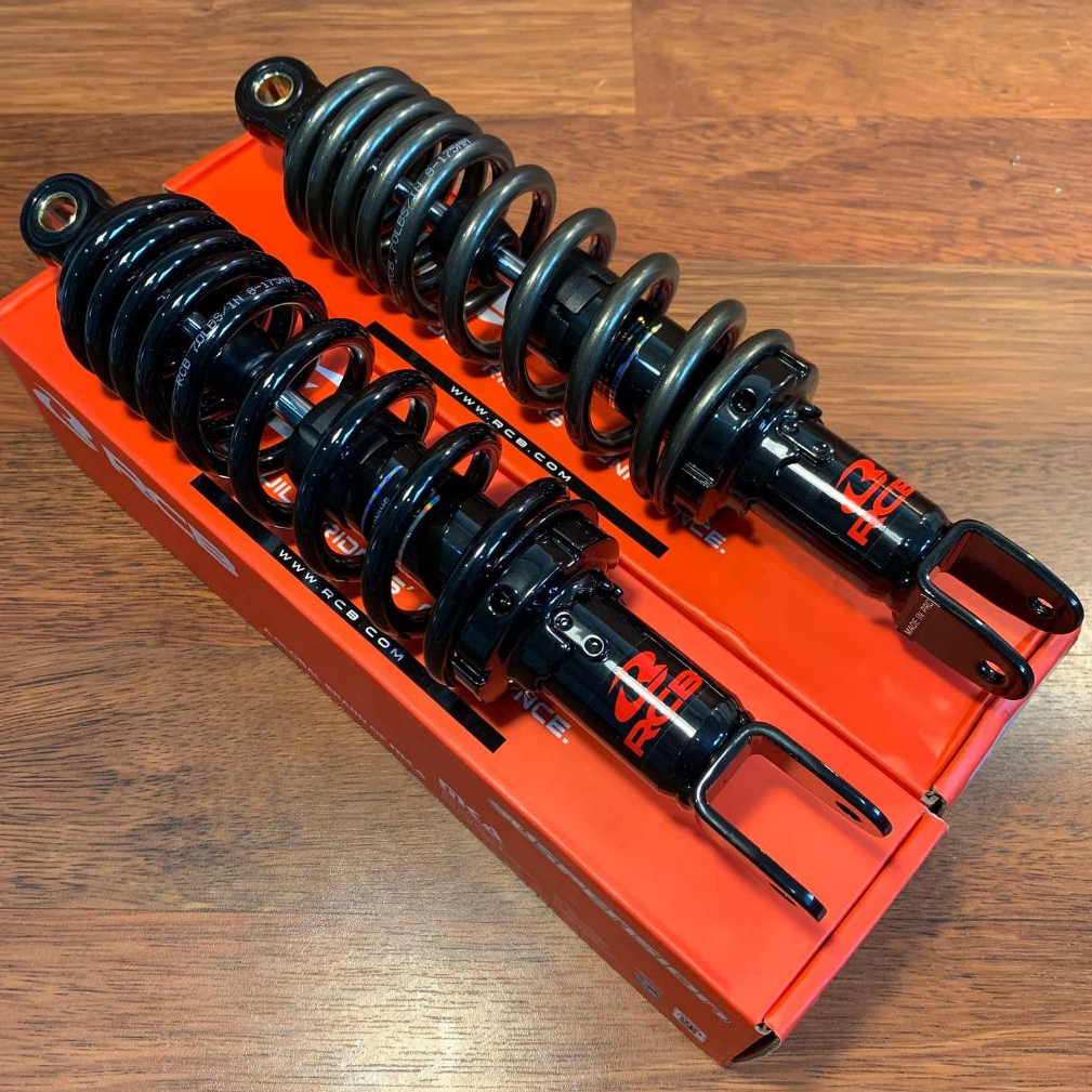 SHOCK BELAKANG RCB A3 SERIES MIO/BEAT/SCOOPY/VARIO150/FAZZIO/FILANO 310/330MM NON TABUNG - ORIGINAL 