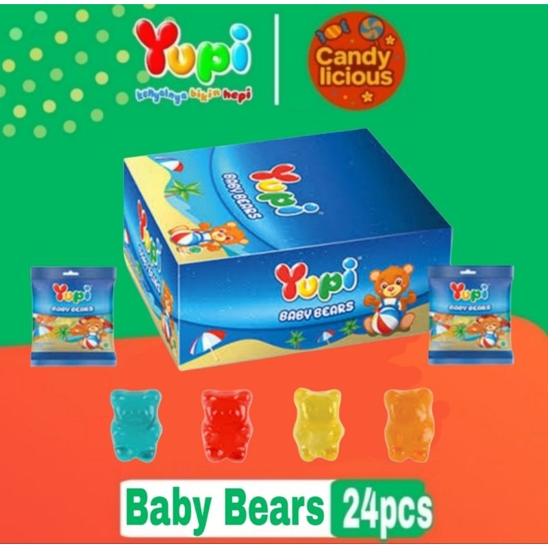 

Permen Yupi Baby Bears Display Box isi 24pcs