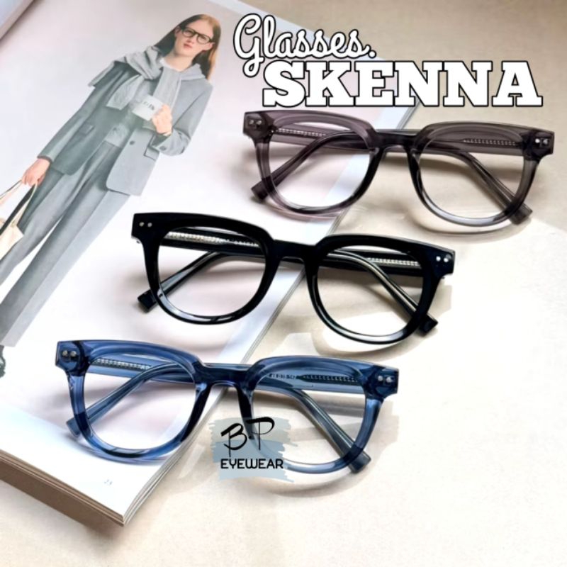 Frame Kacamata SKENA 2120 Pria/wanita | KACAMATA MINUS CYLINDER | Kacamata Paket Lensa Photocromic |