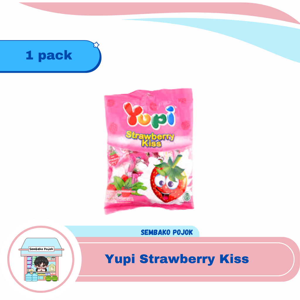 

Permen Yupi Strawberry Kiss / Permen Yupi Love