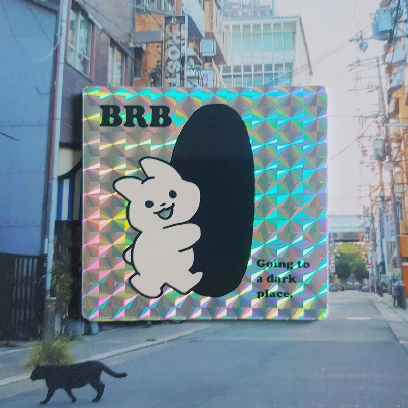 

BRB - Prism Holographic Sticker