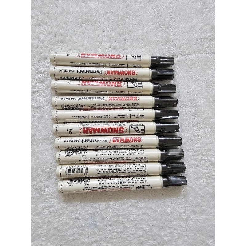 

Spidol Snowman Permanent / Permanen Spidol Warna Hitam G-12